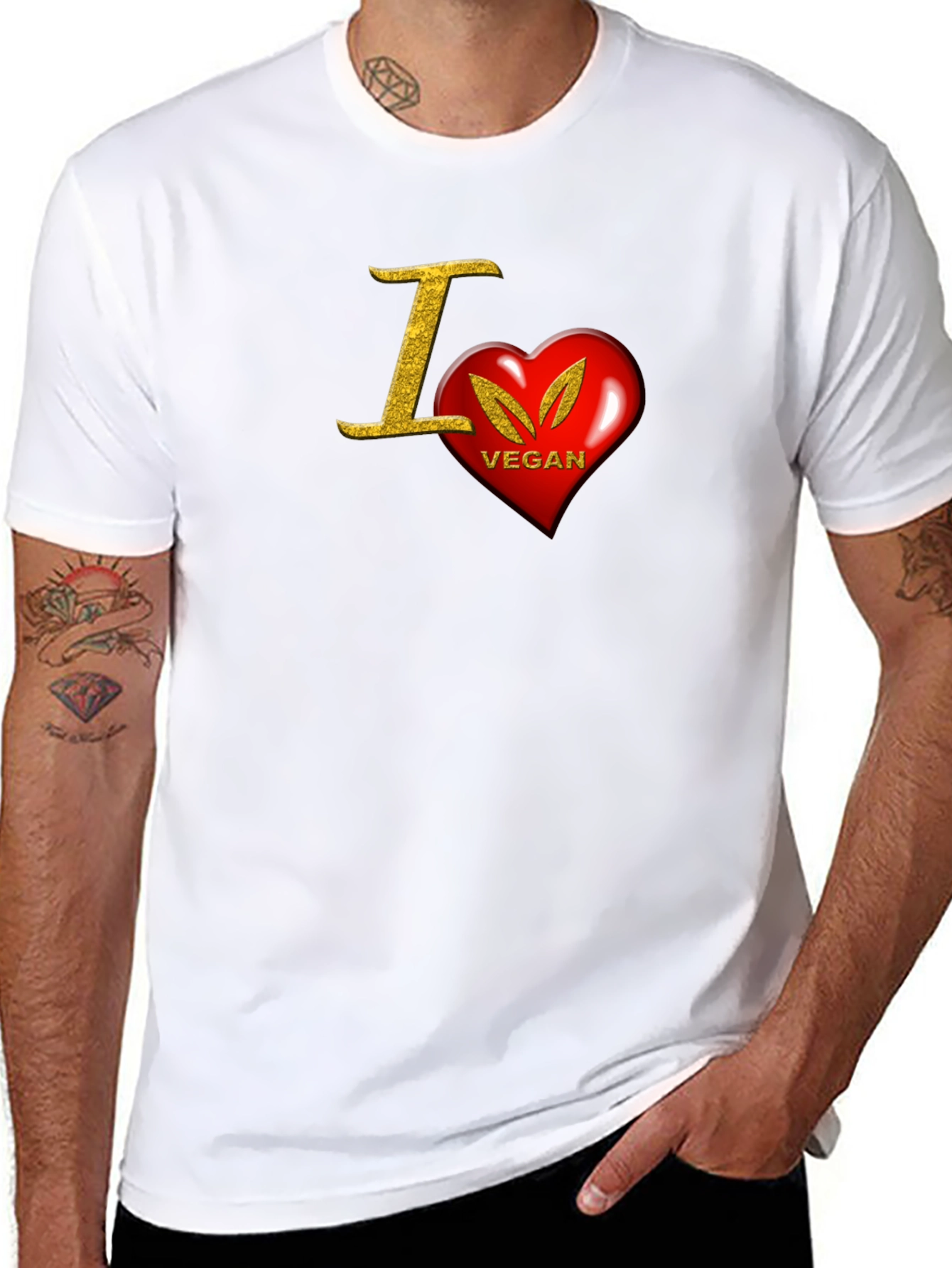 I Love Vegan T-Shirt