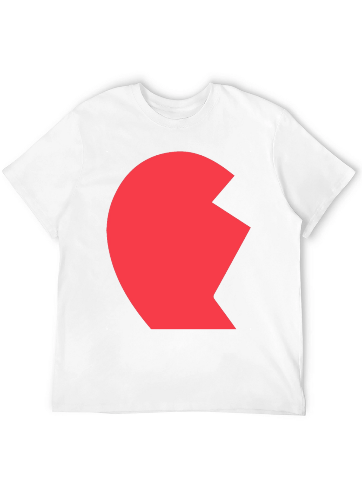 Matching Heart Couple T-Shirt - Left Side