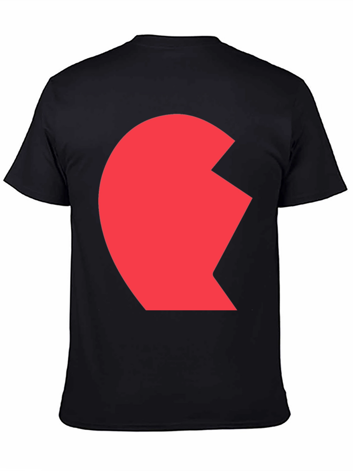 Matching Heart Couple T-Shirt - Left Side