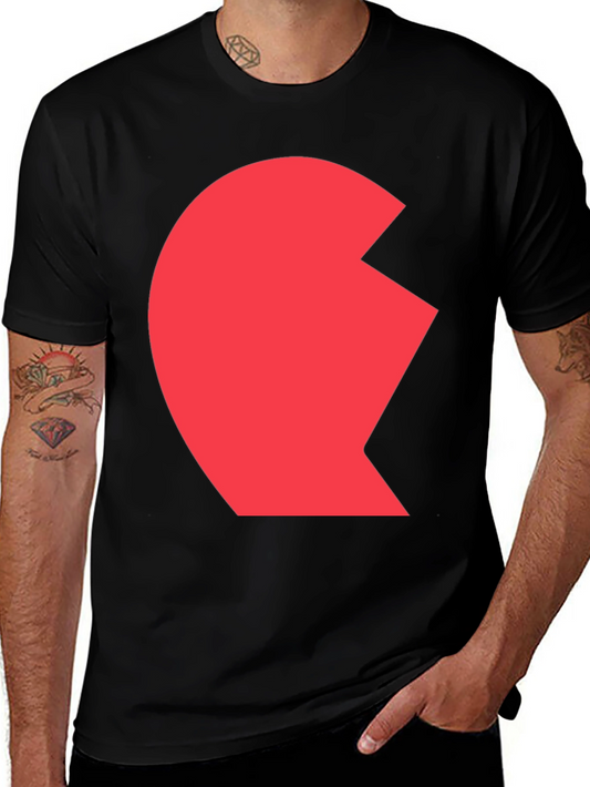 Matching Heart Couple T-Shirt - Left Side