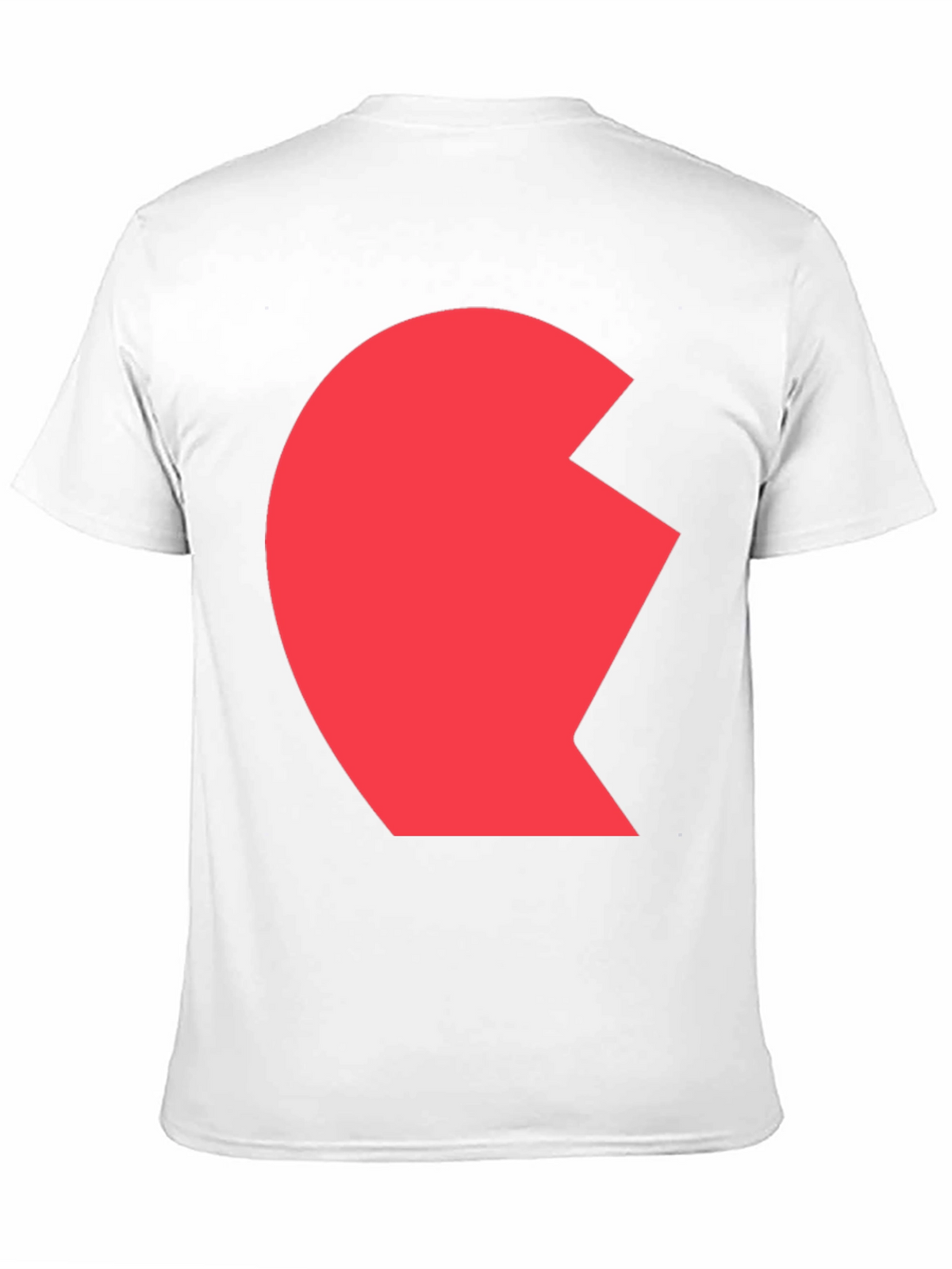 Matching Heart Couple T-Shirt - Left Side