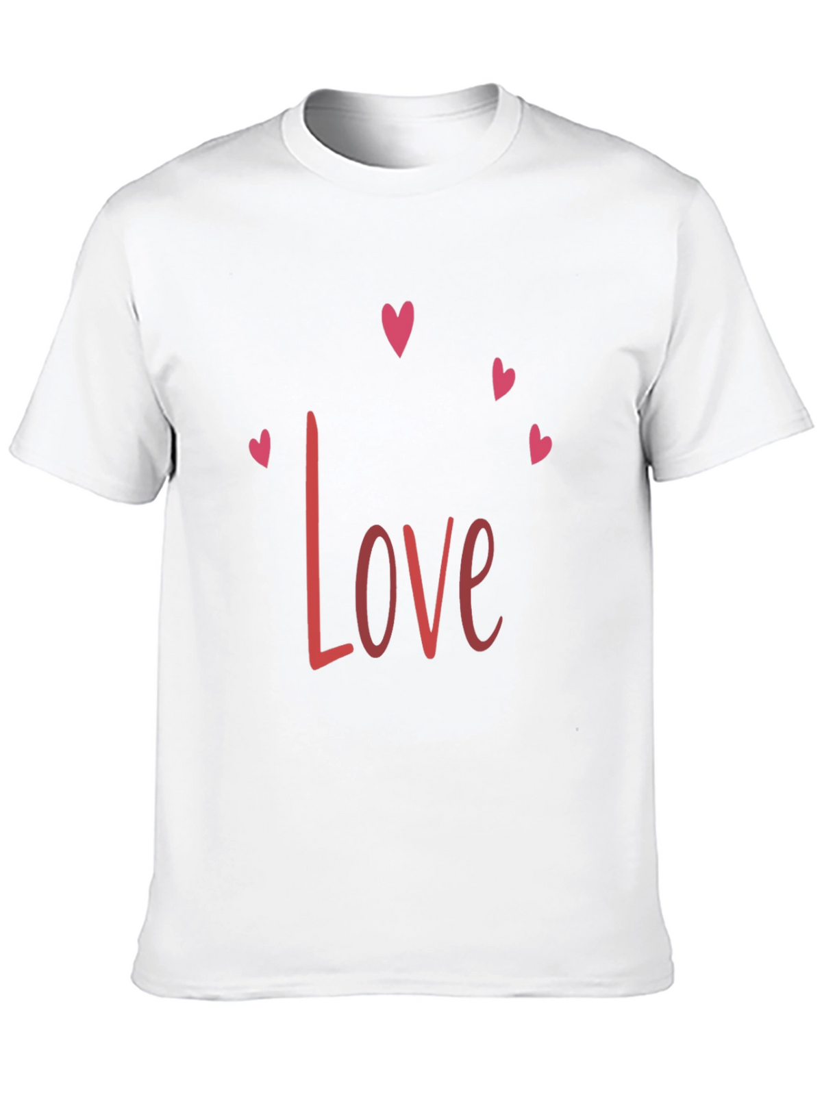 Love Graphic Black T-Shirt - Valentines Day
