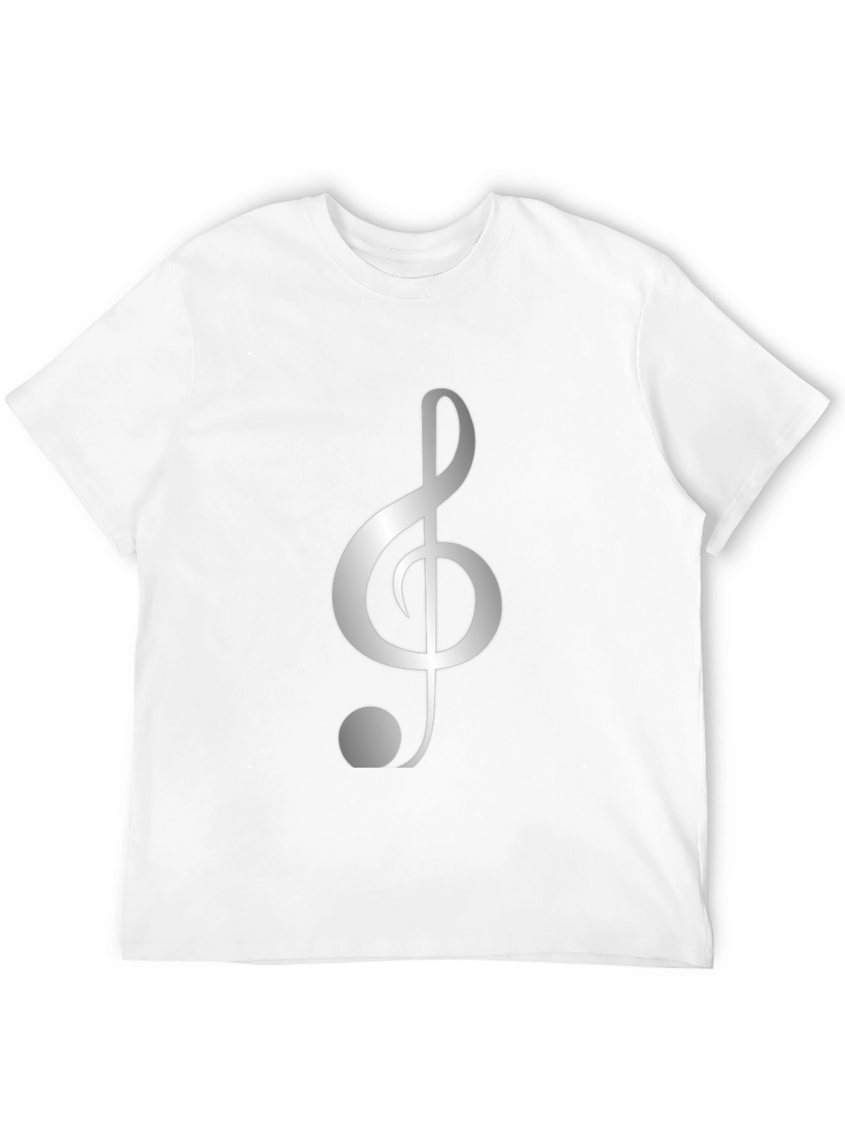 Musical Treble Clef Black T-Shirt