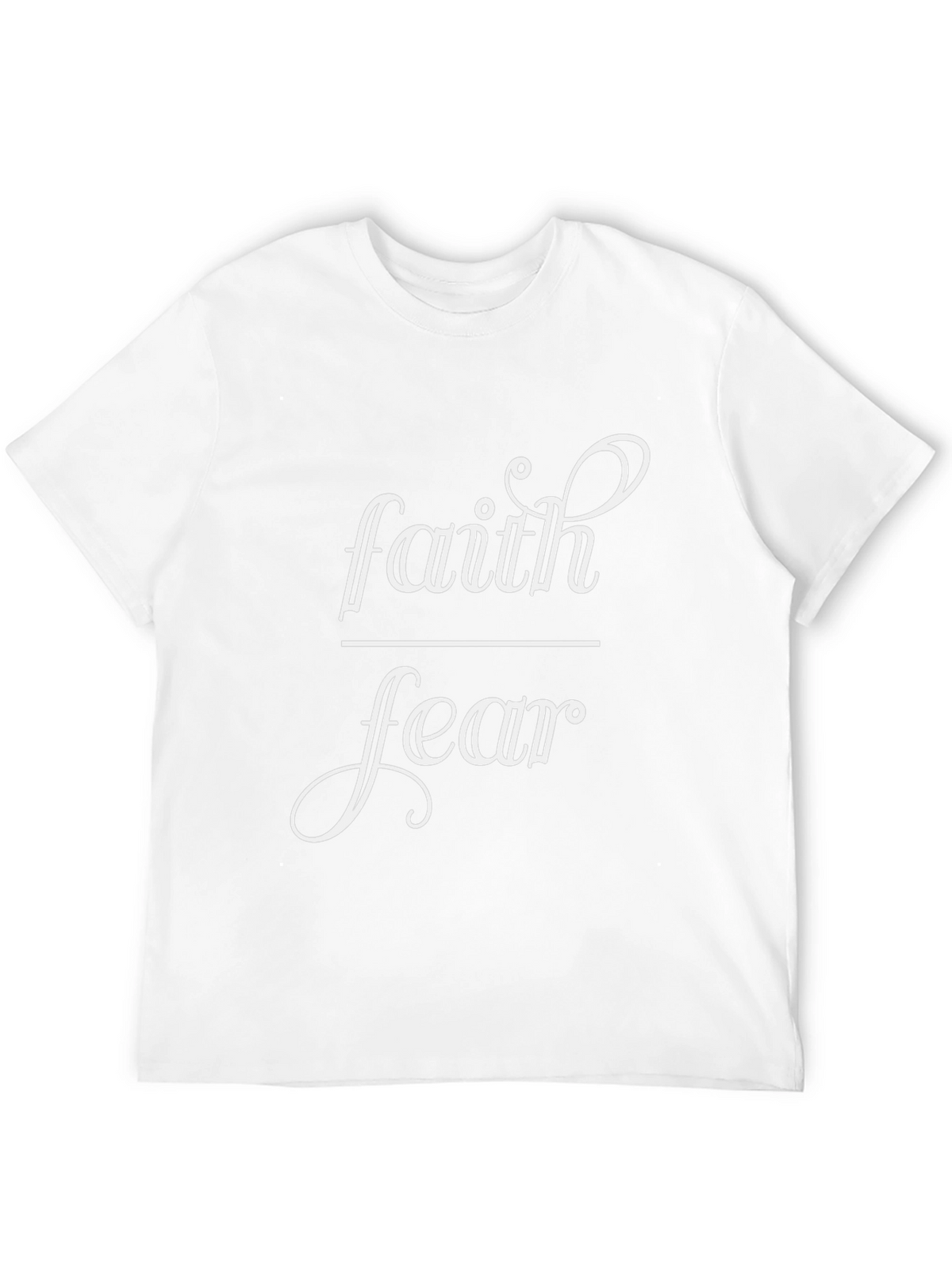 Faith Over Fear Graphic Tee - Black