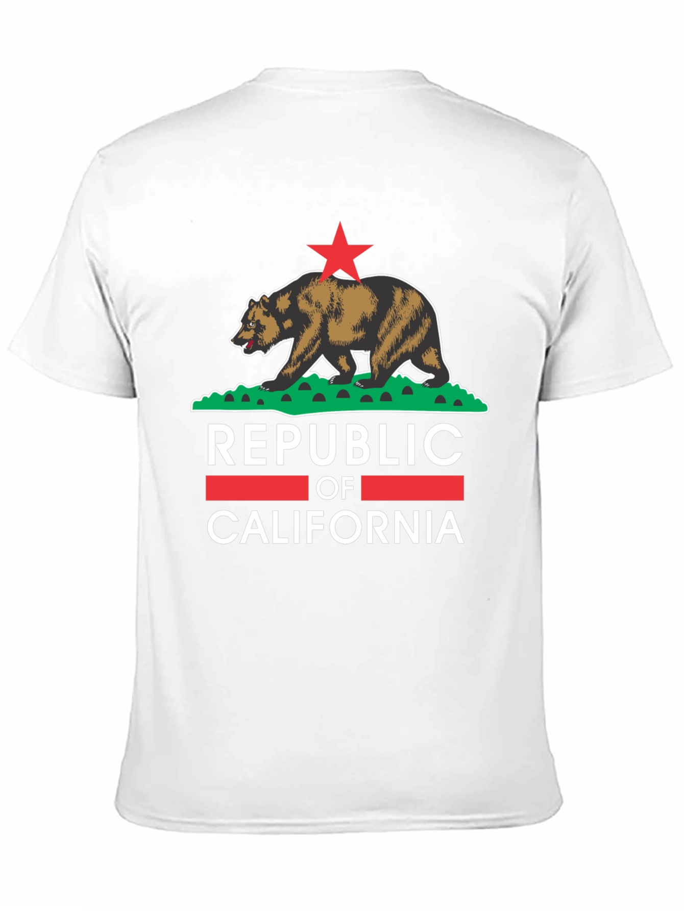 California Republic Bear Graphic Tee - Black