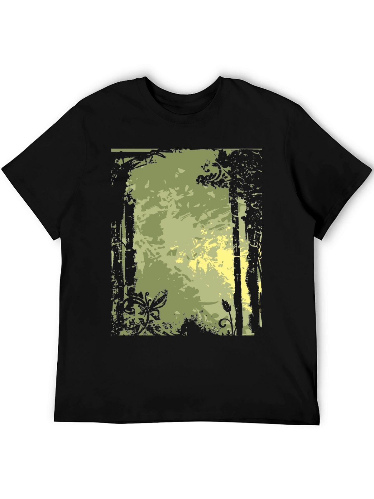 Nature-Inspired Graphic Print Tee