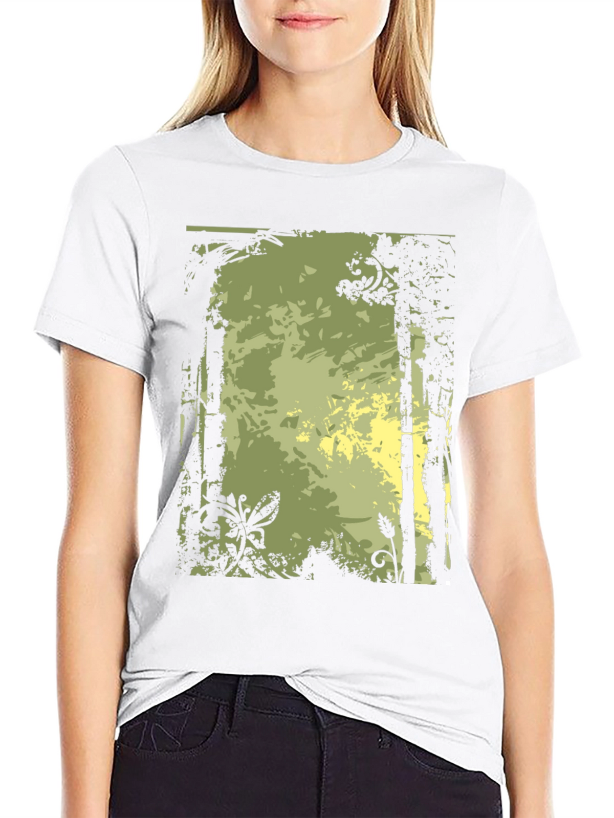 Nature-Inspired Graphic Print Tee