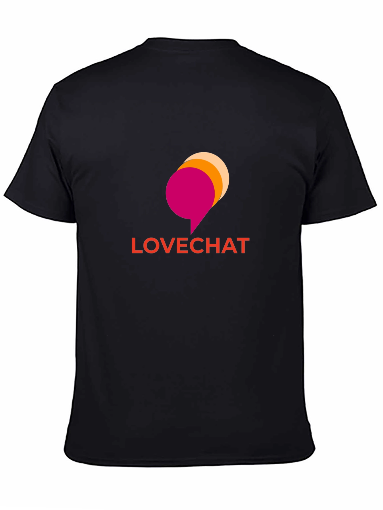 Lovechat Graphic Tee - Soft Black T-Shirt