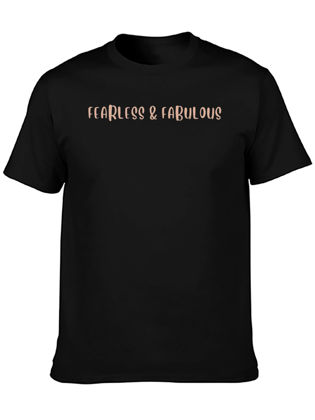 Fearless & Fabulous Graphic Tee - Soft Cotton Blend
