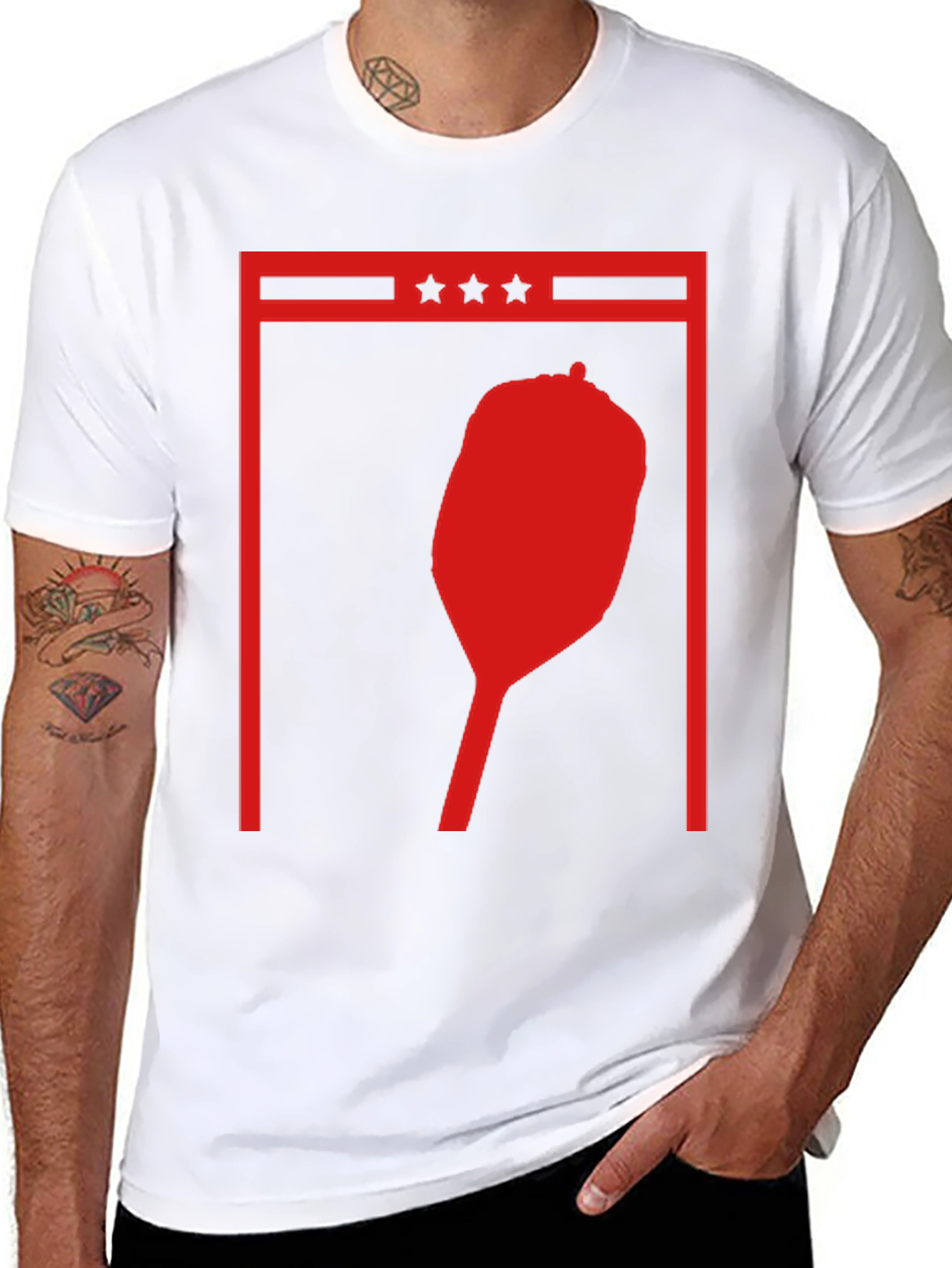 Red Graphic Print T-Shirt