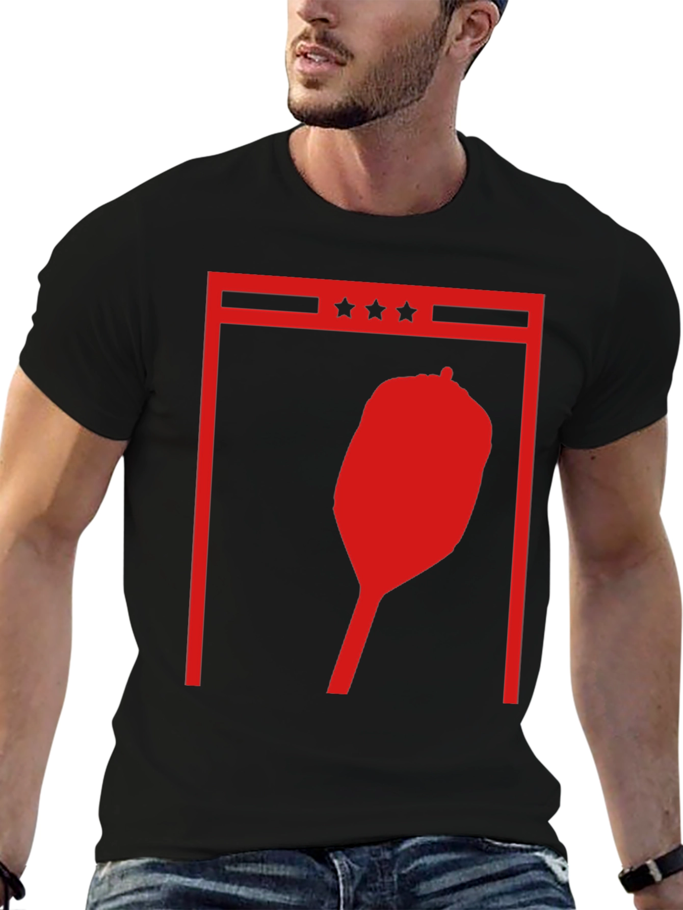 Red Graphic Print T-Shirt