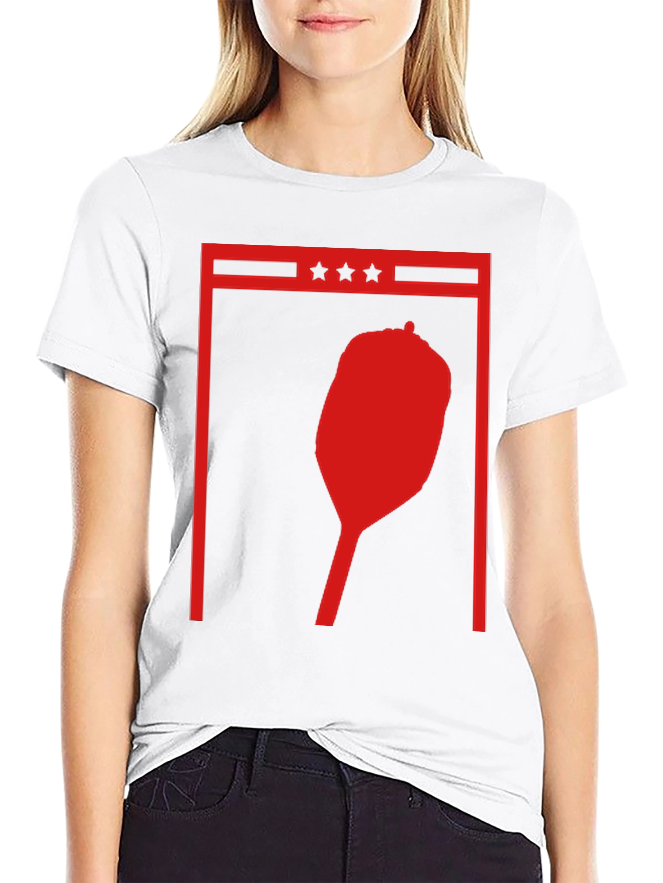 Red Graphic Print T-Shirt