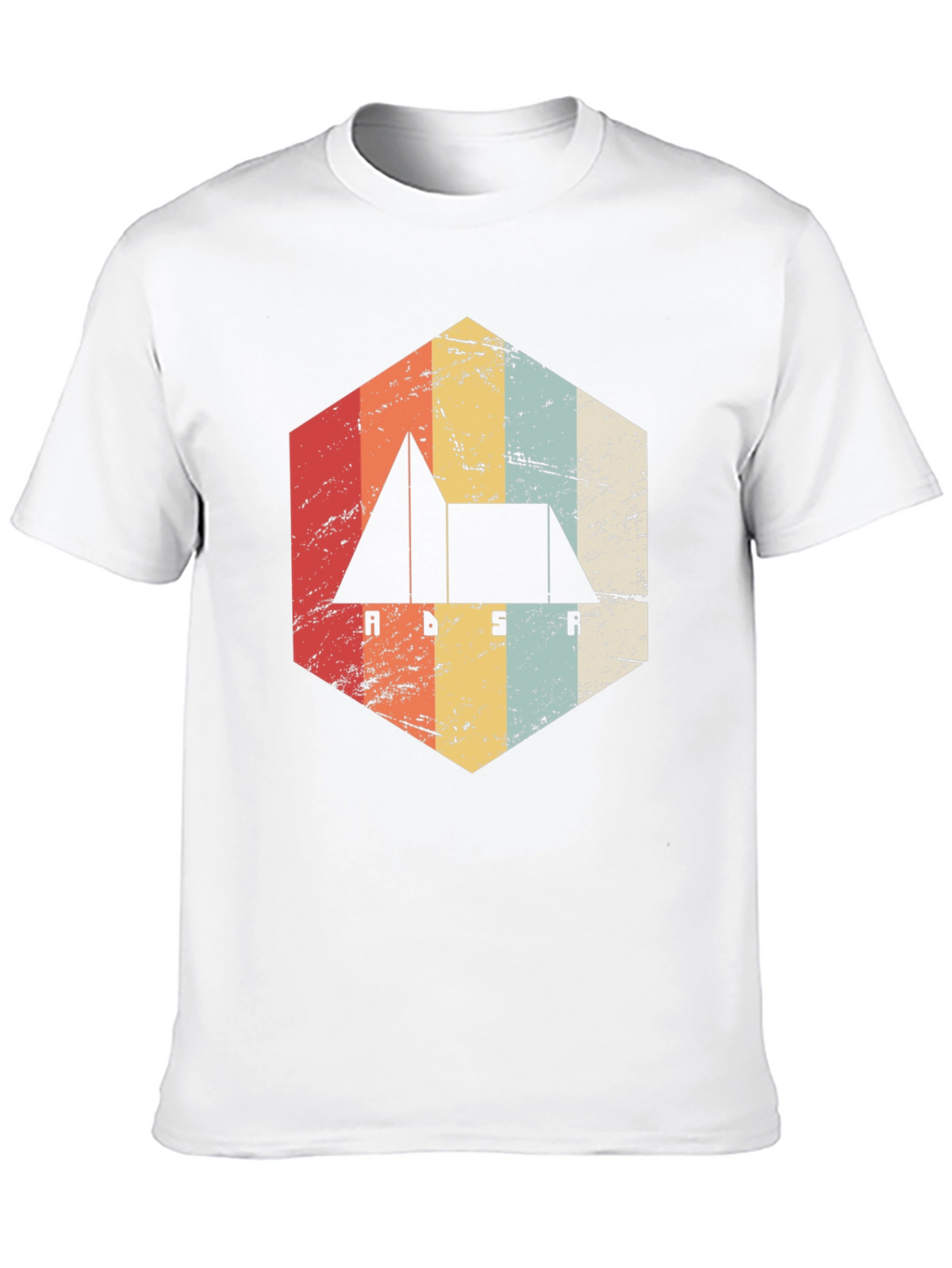 Retro ADSR Synth T-Shirt - Black