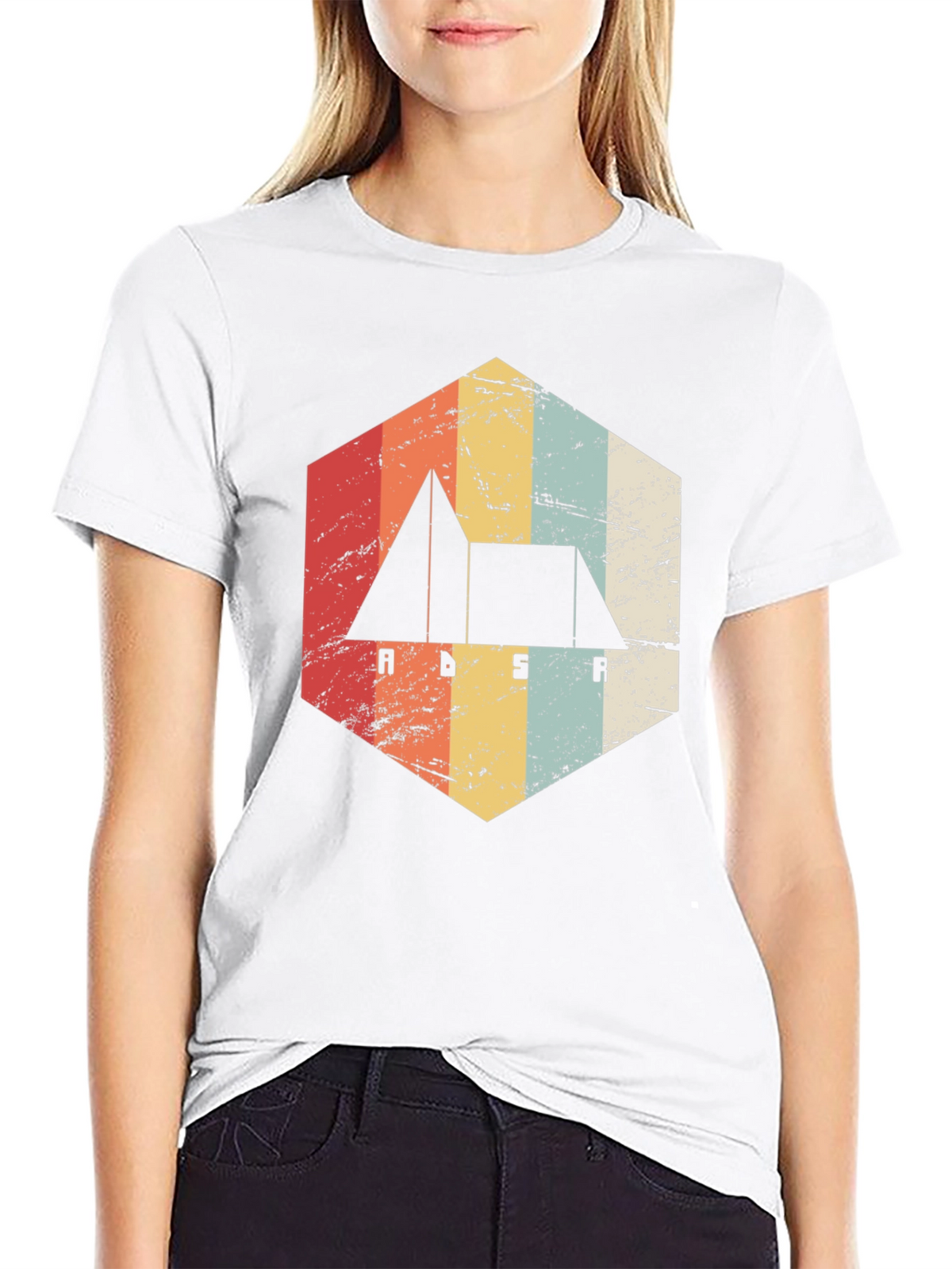 Retro ADSR Synth T-Shirt - Black