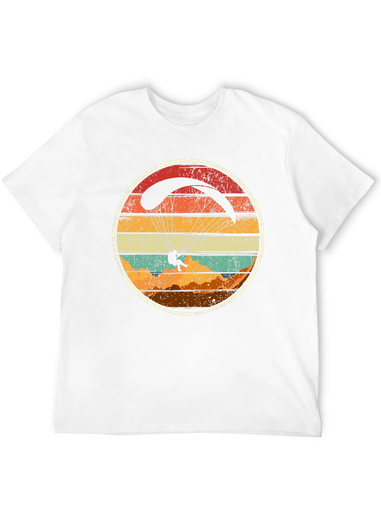Retro Paragliding T-Shirt - Adventure Seeker Style