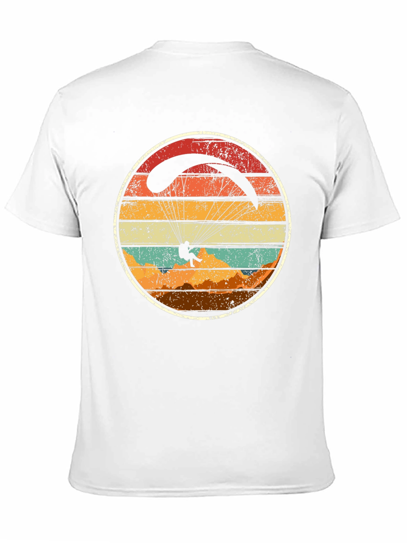 Retro Paragliding T-Shirt - Adventure Seeker Style