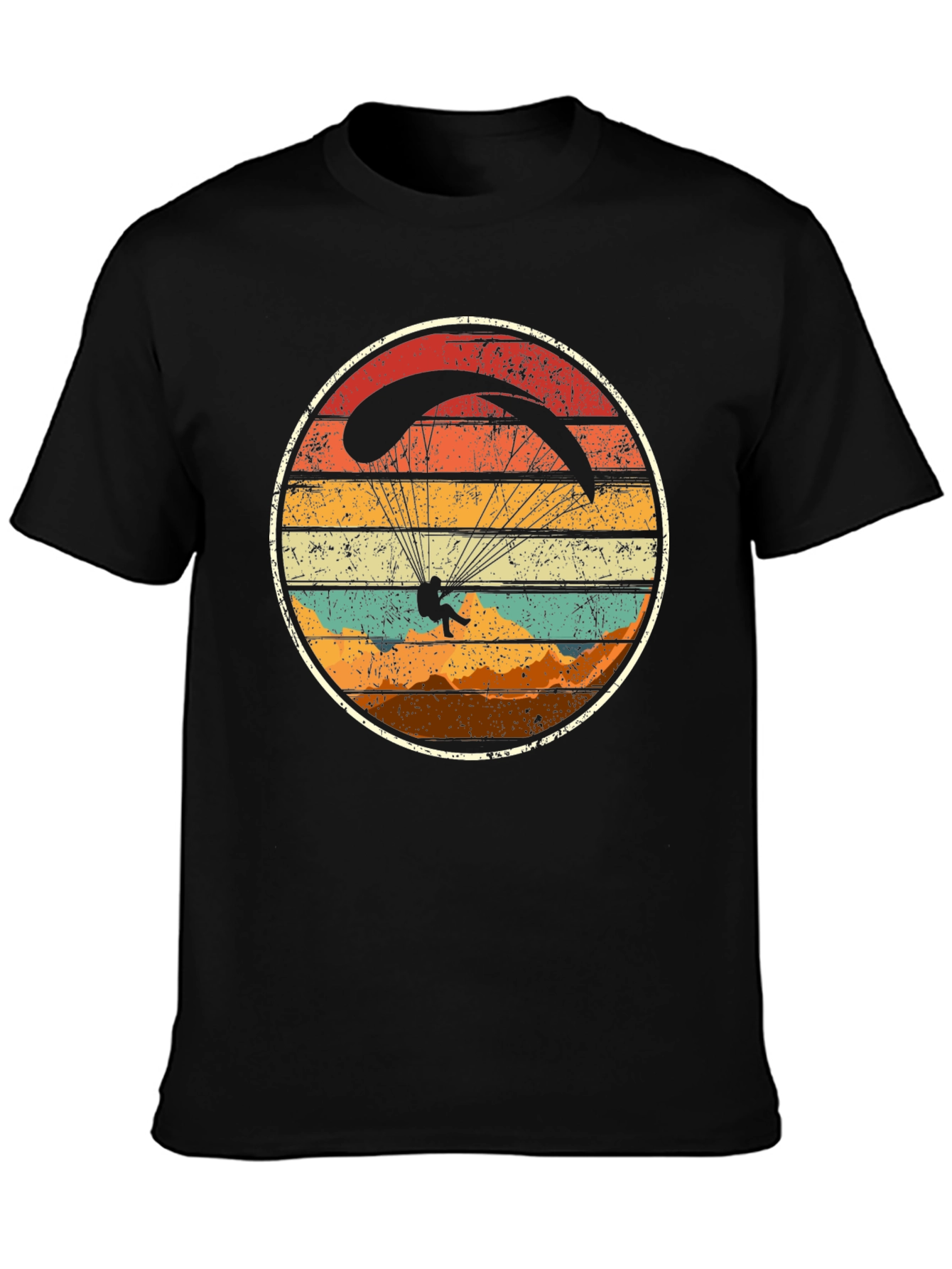 Retro Paragliding T-Shirt - Adventure Seeker Style