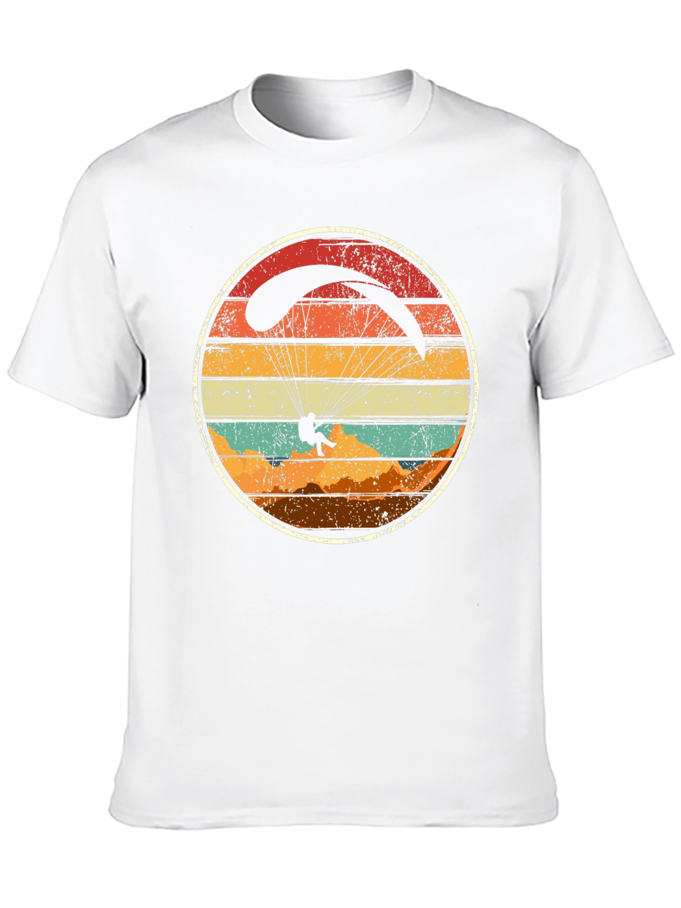 Retro Paragliding T-Shirt - Adventure Seeker Style