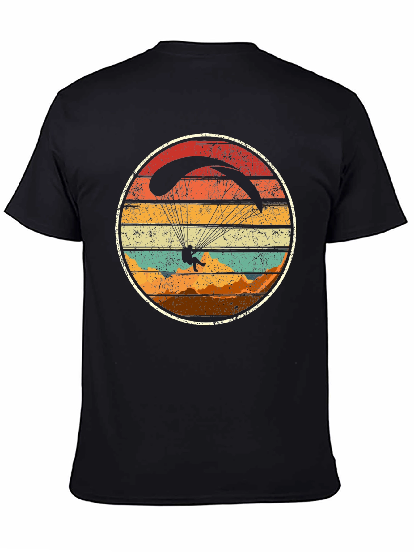 Retro Paragliding T-Shirt - Adventure Seeker Style