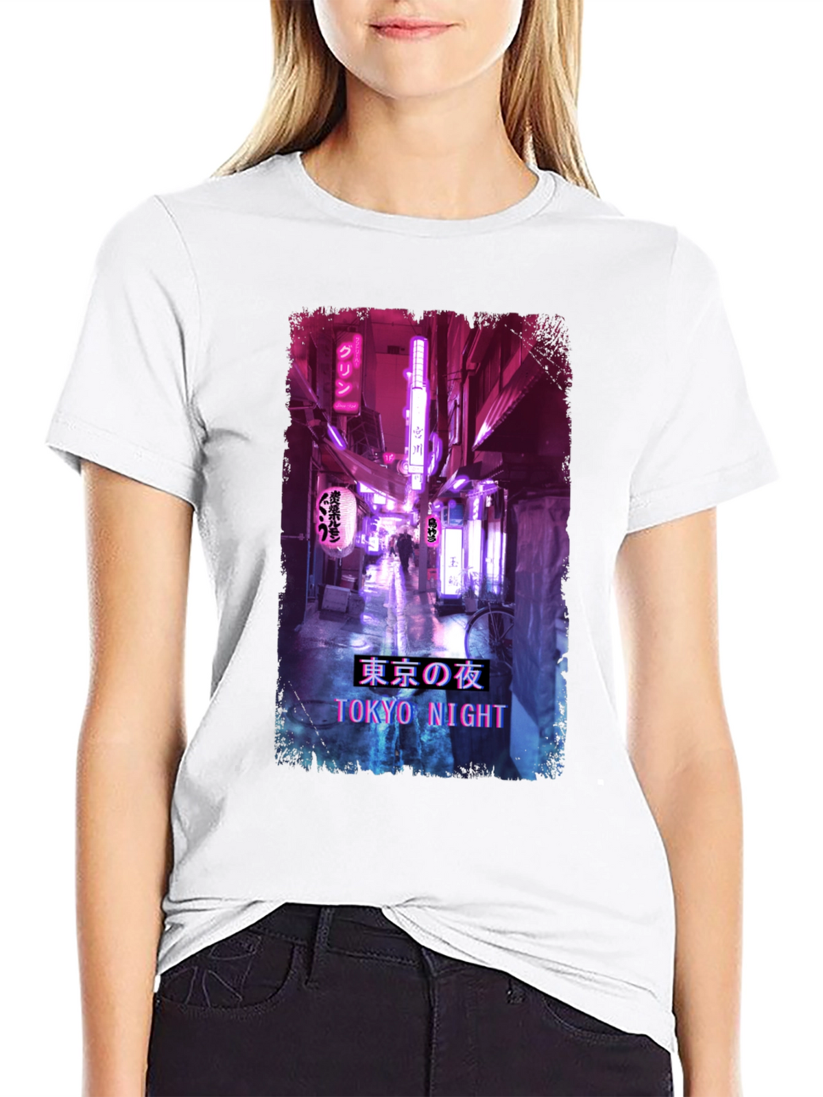 Tokyo Night Streetwear T-Shirt