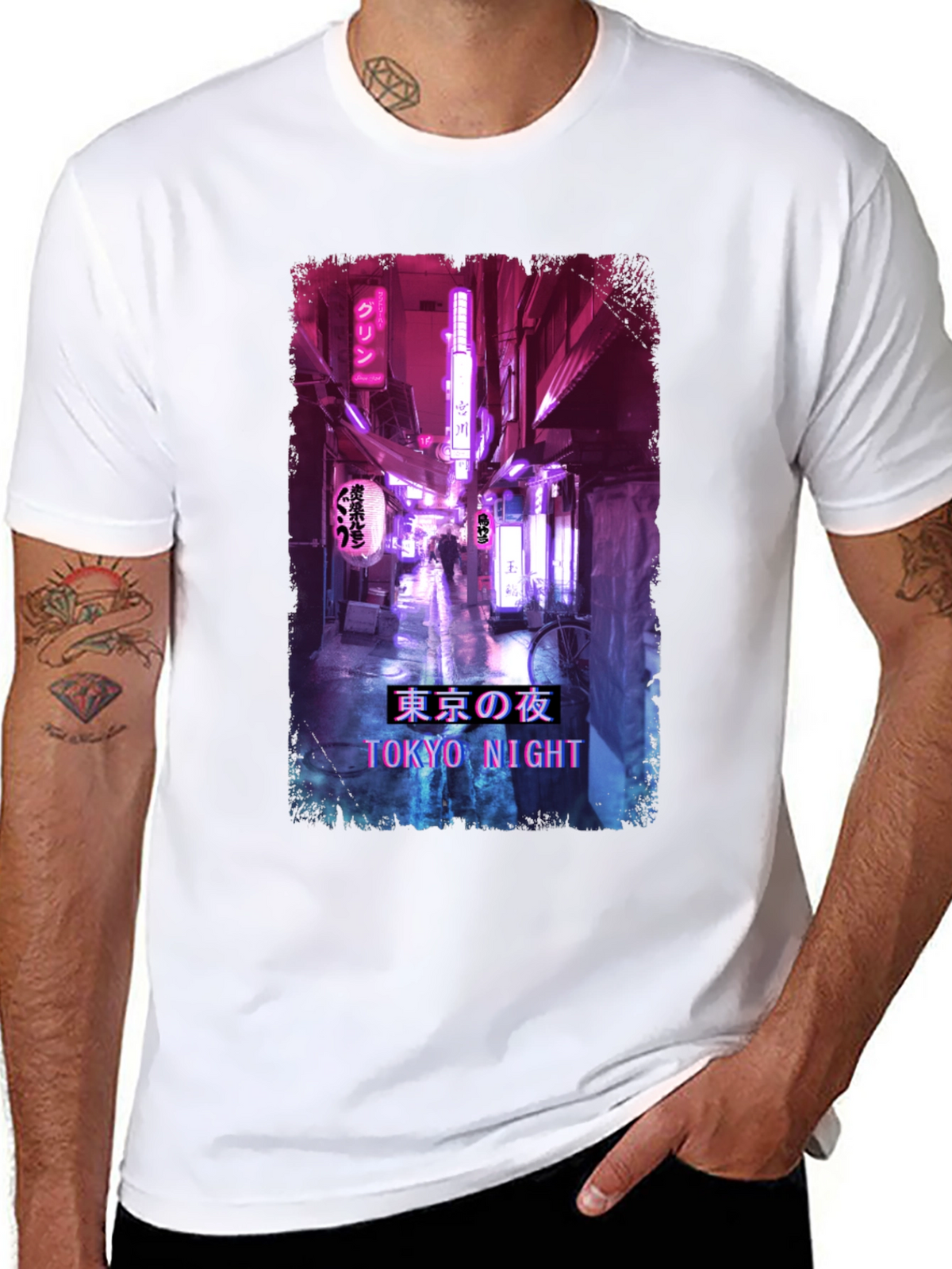 Tokyo Night Streetwear T-Shirt