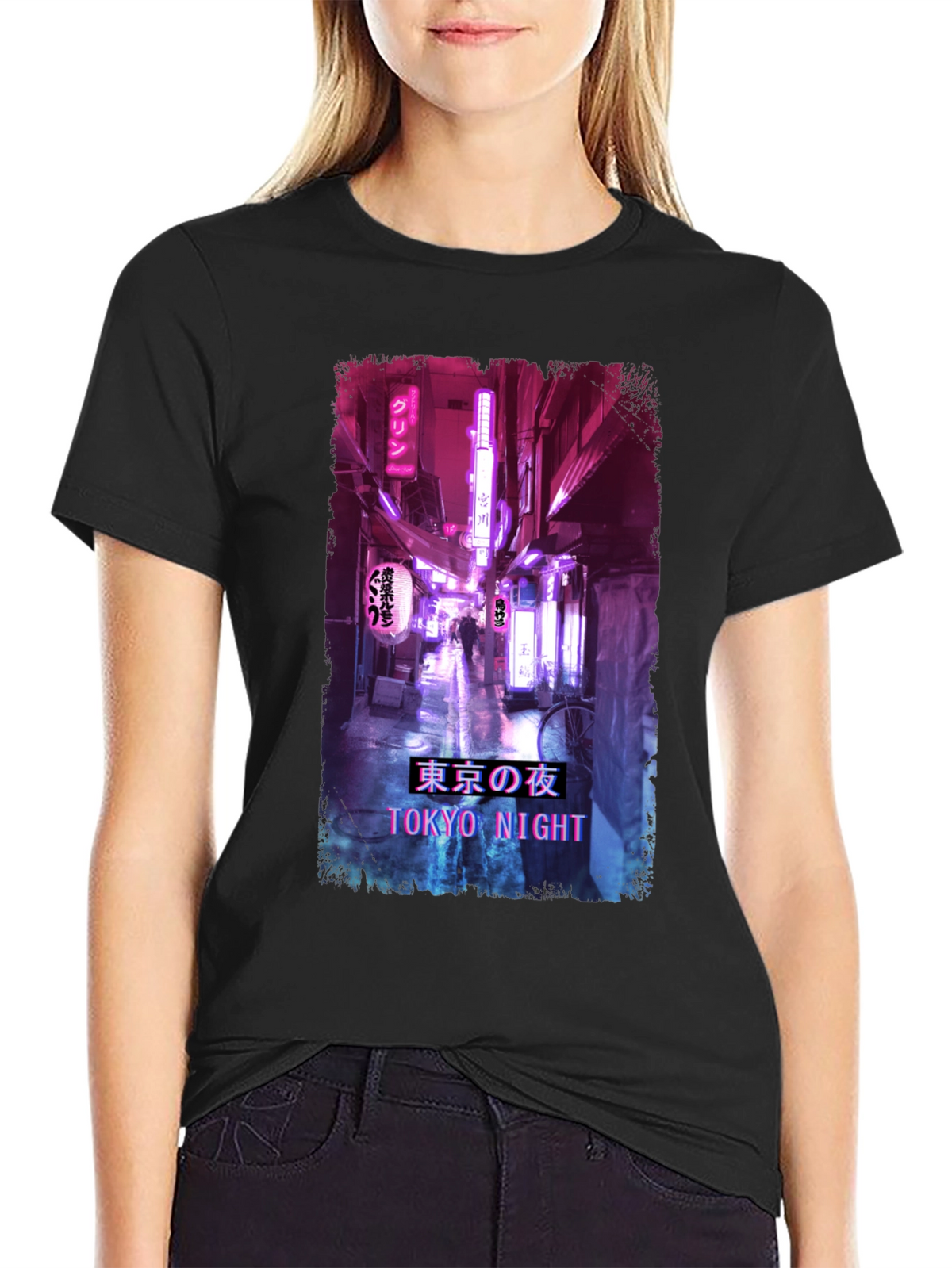 Tokyo Night Streetwear T-Shirt