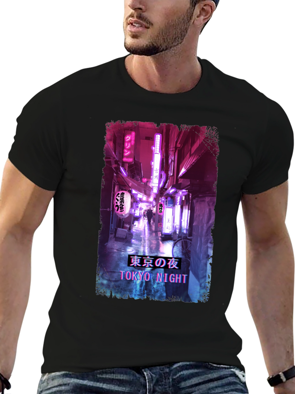 Tokyo Night Streetwear T-Shirt