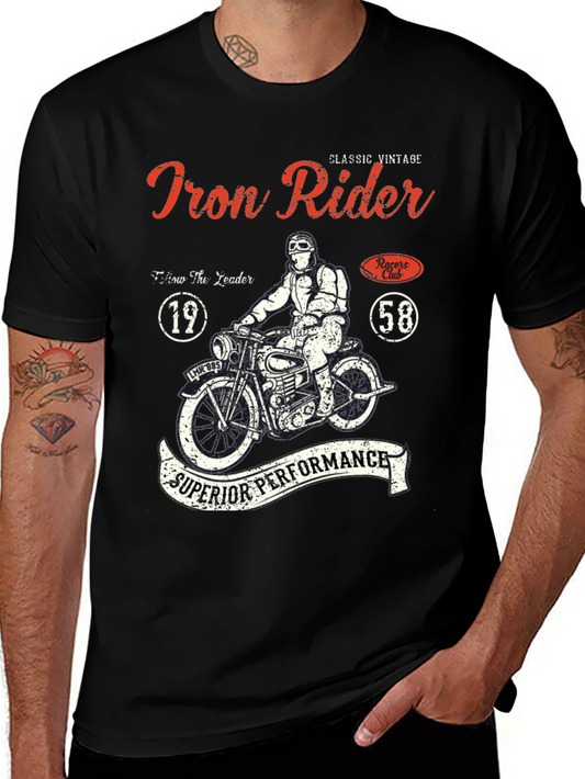 Vintage Iron Rider T-Shirt - Superior Performance Tee