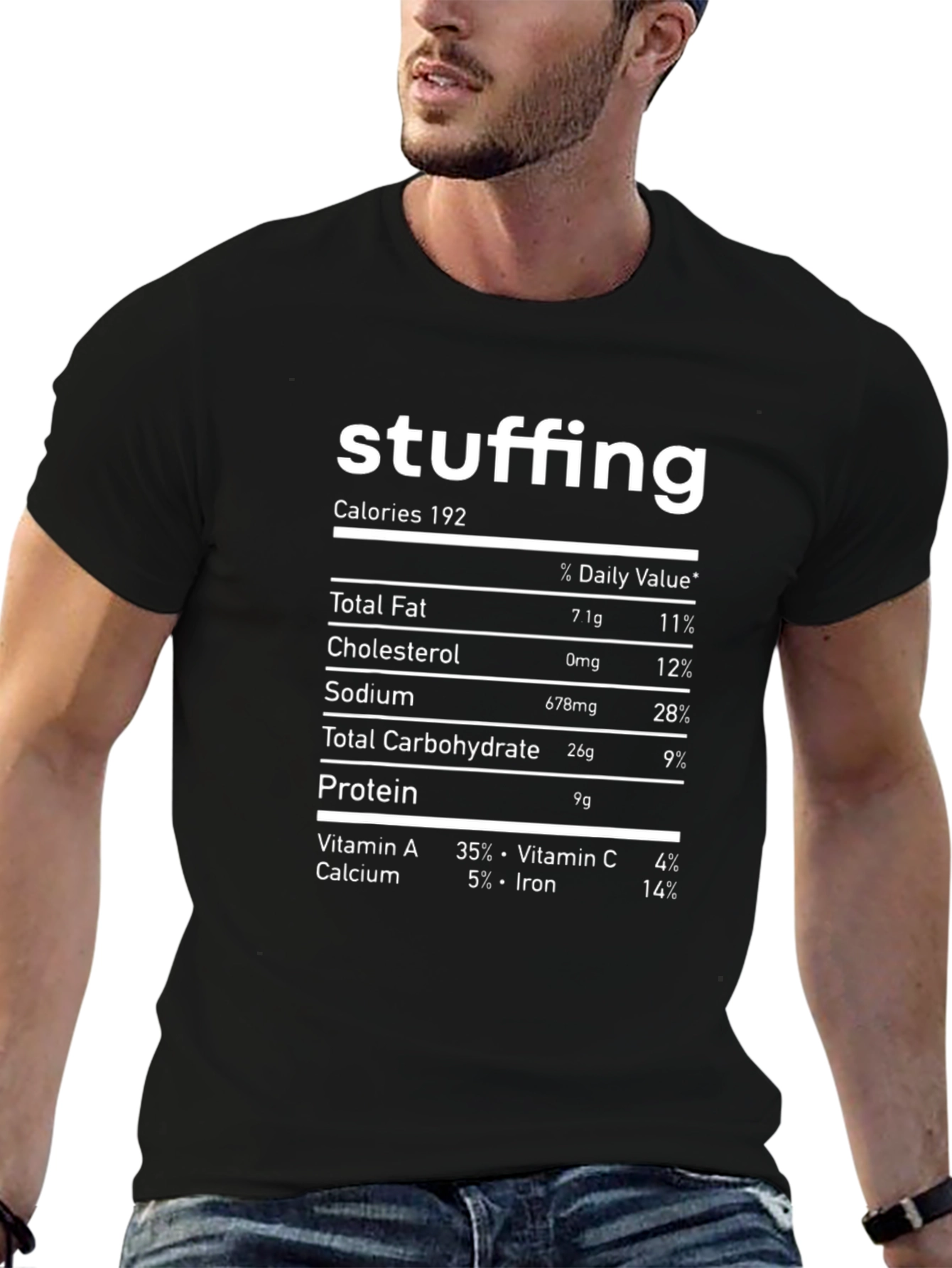 Stuffing Nutrition Facts T-Shirt