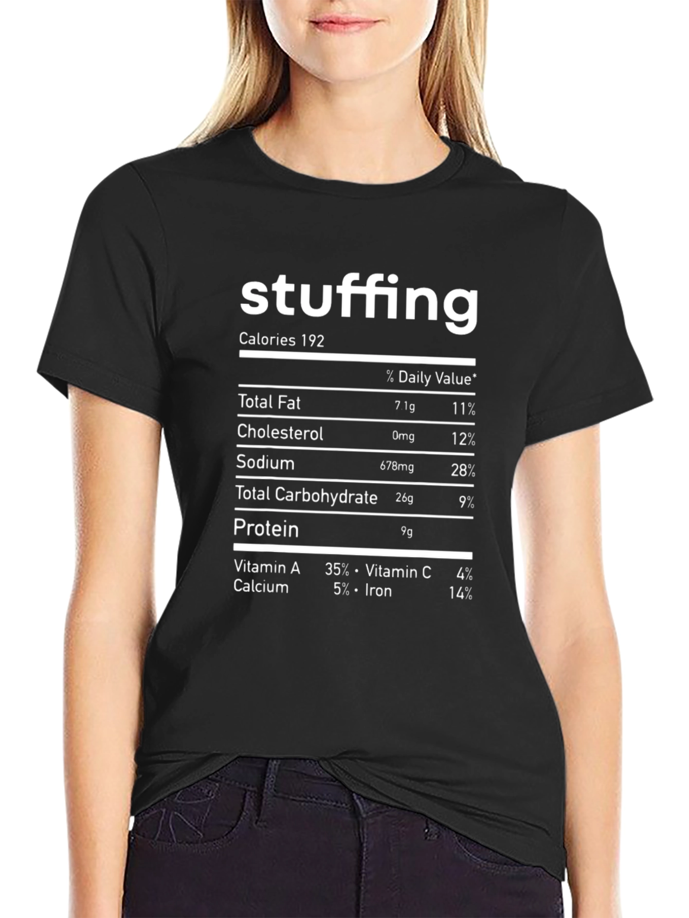 Stuffing Nutrition Facts T-Shirt