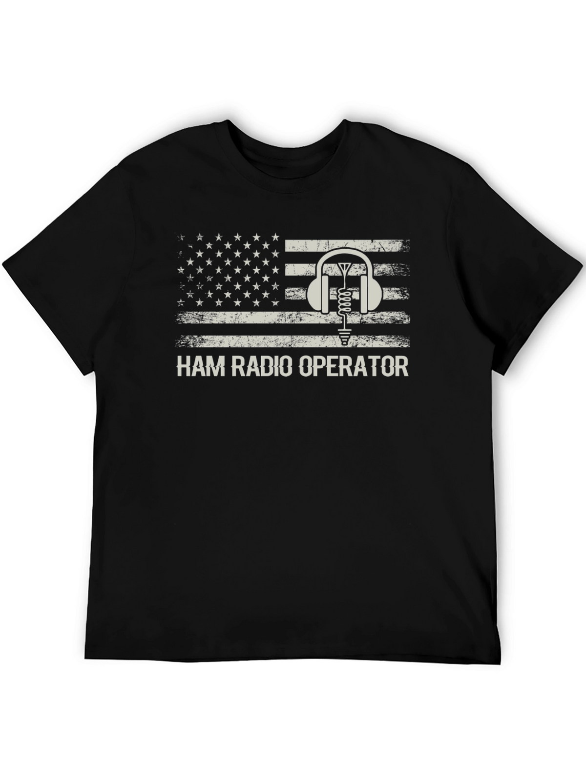 Ham Radio Operator T-Shirt - Patriotic Design