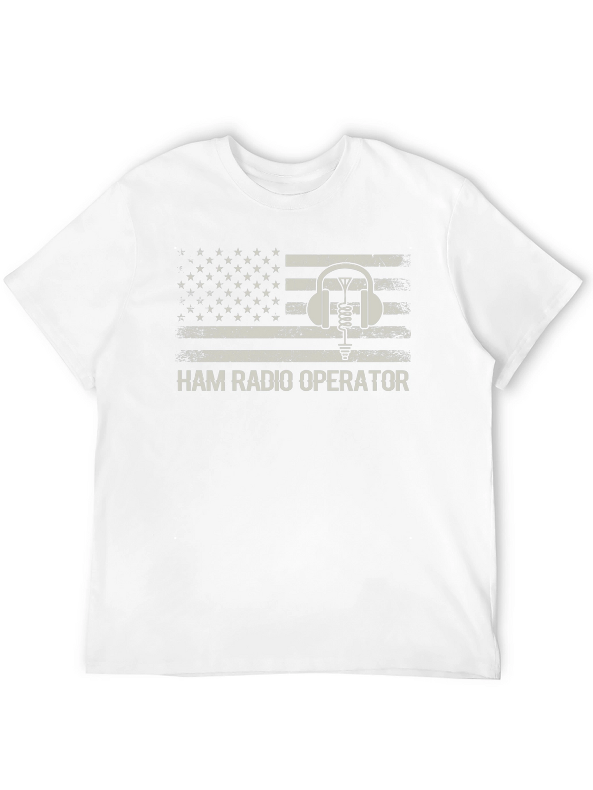 Ham Radio Operator T-Shirt - Patriotic Design