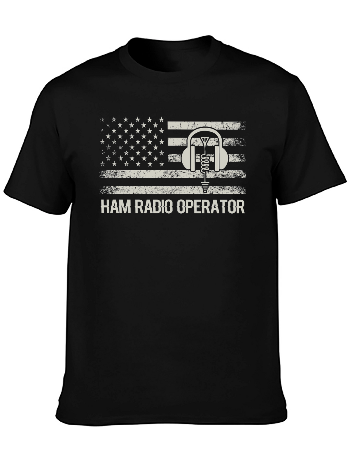 Ham Radio Operator T-Shirt - Patriotic Design
