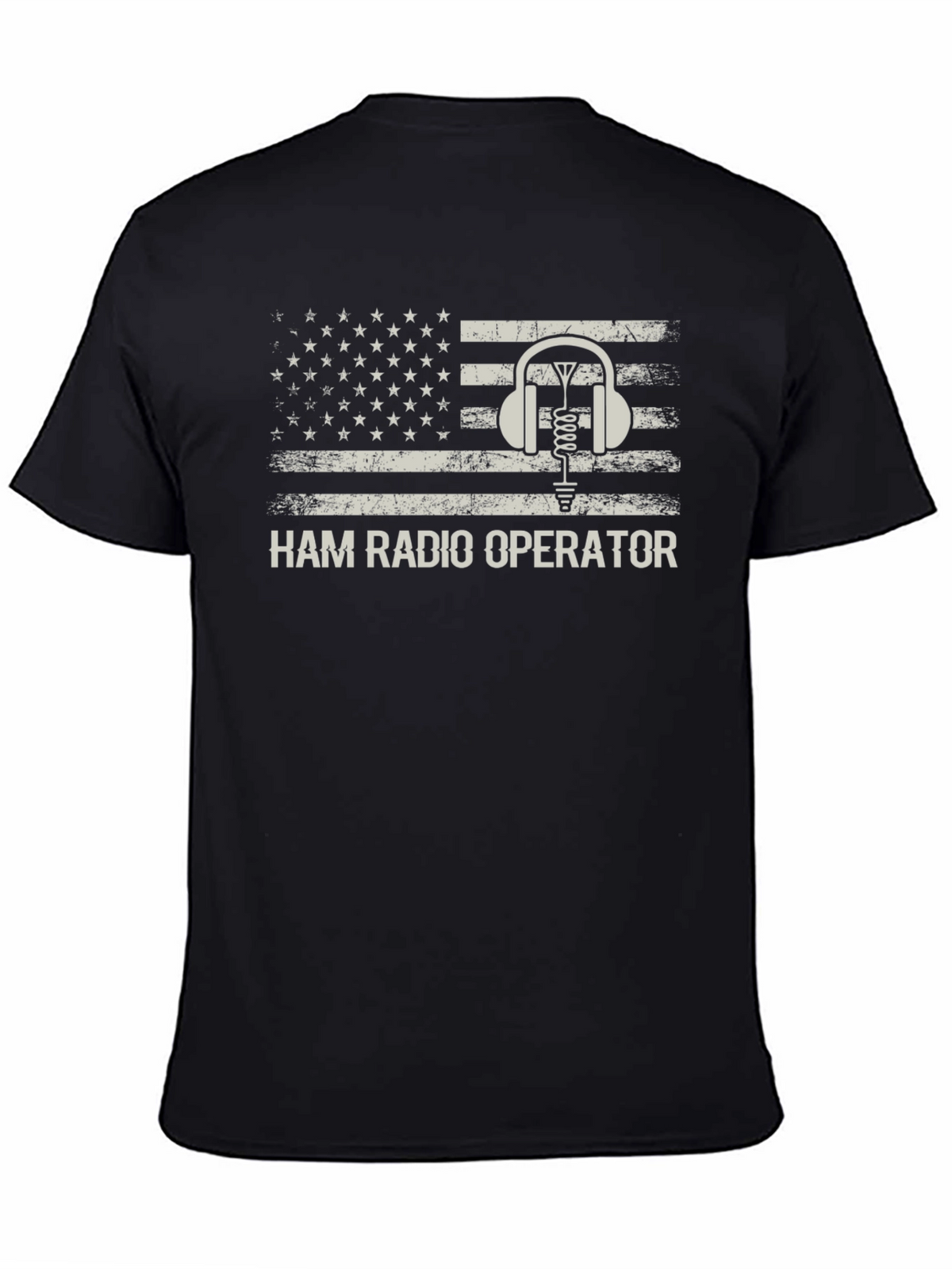 Ham Radio Operator T-Shirt - Patriotic Design