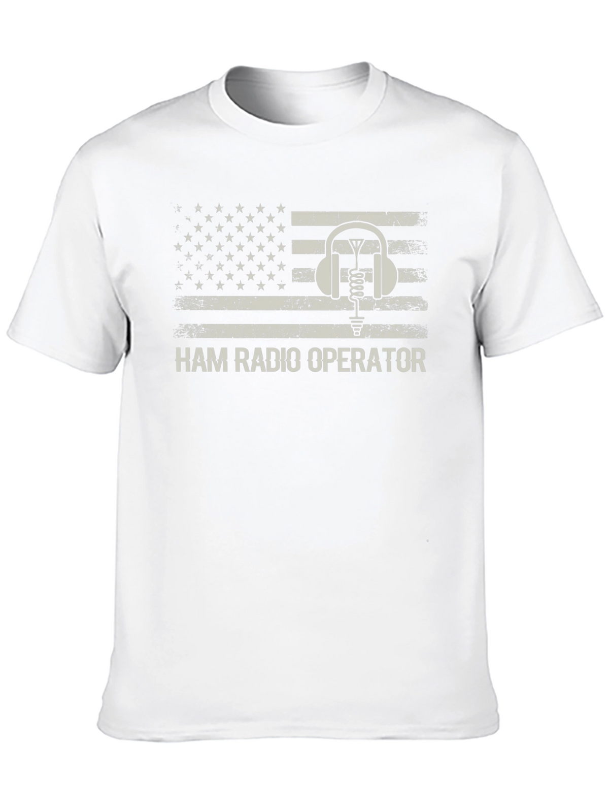 Ham Radio Operator T-Shirt - Patriotic Design