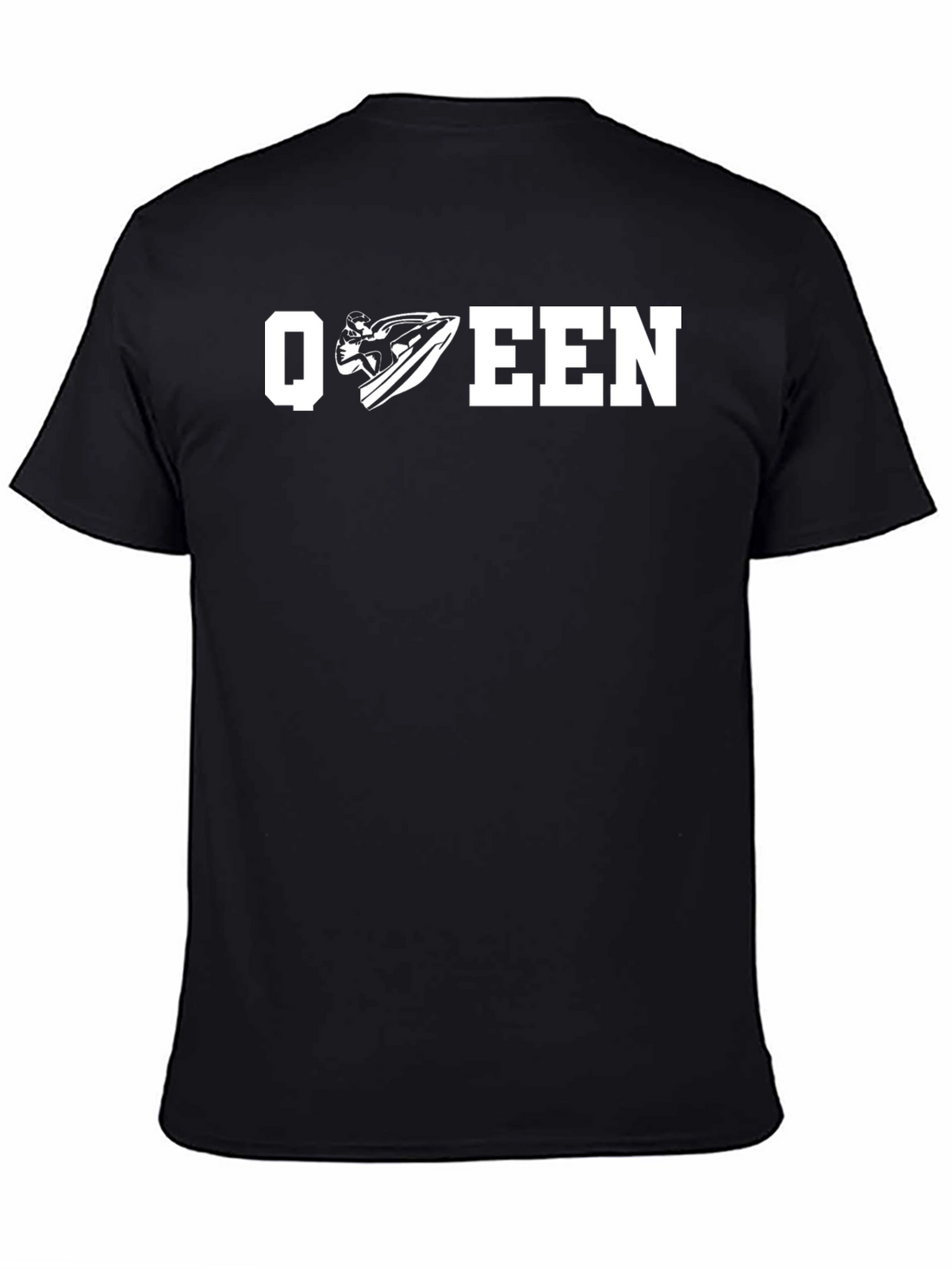 Jet Ski Queen T-Shirt - Black Graphic Tee