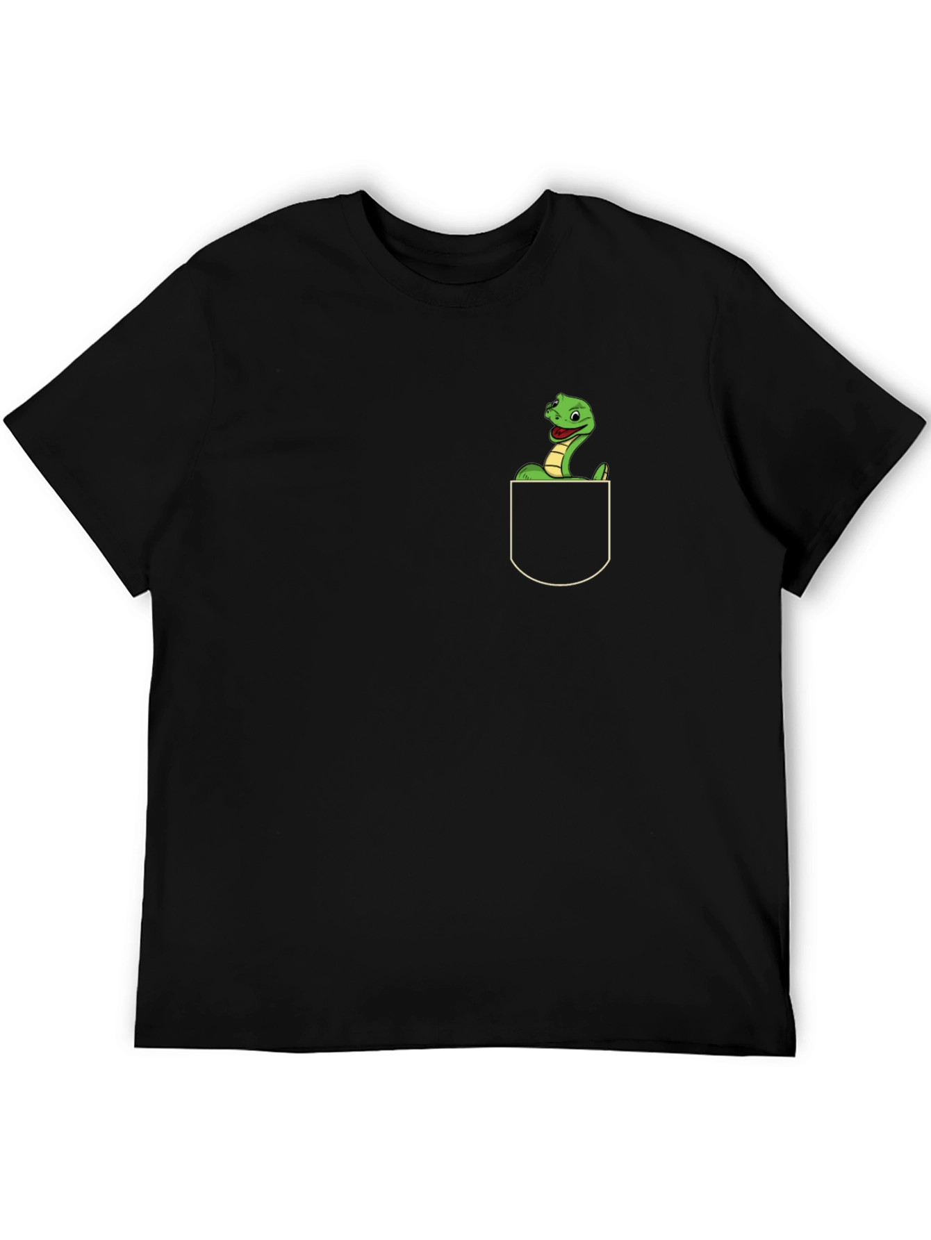 Snake in Pocket Graphic T-Shirt
