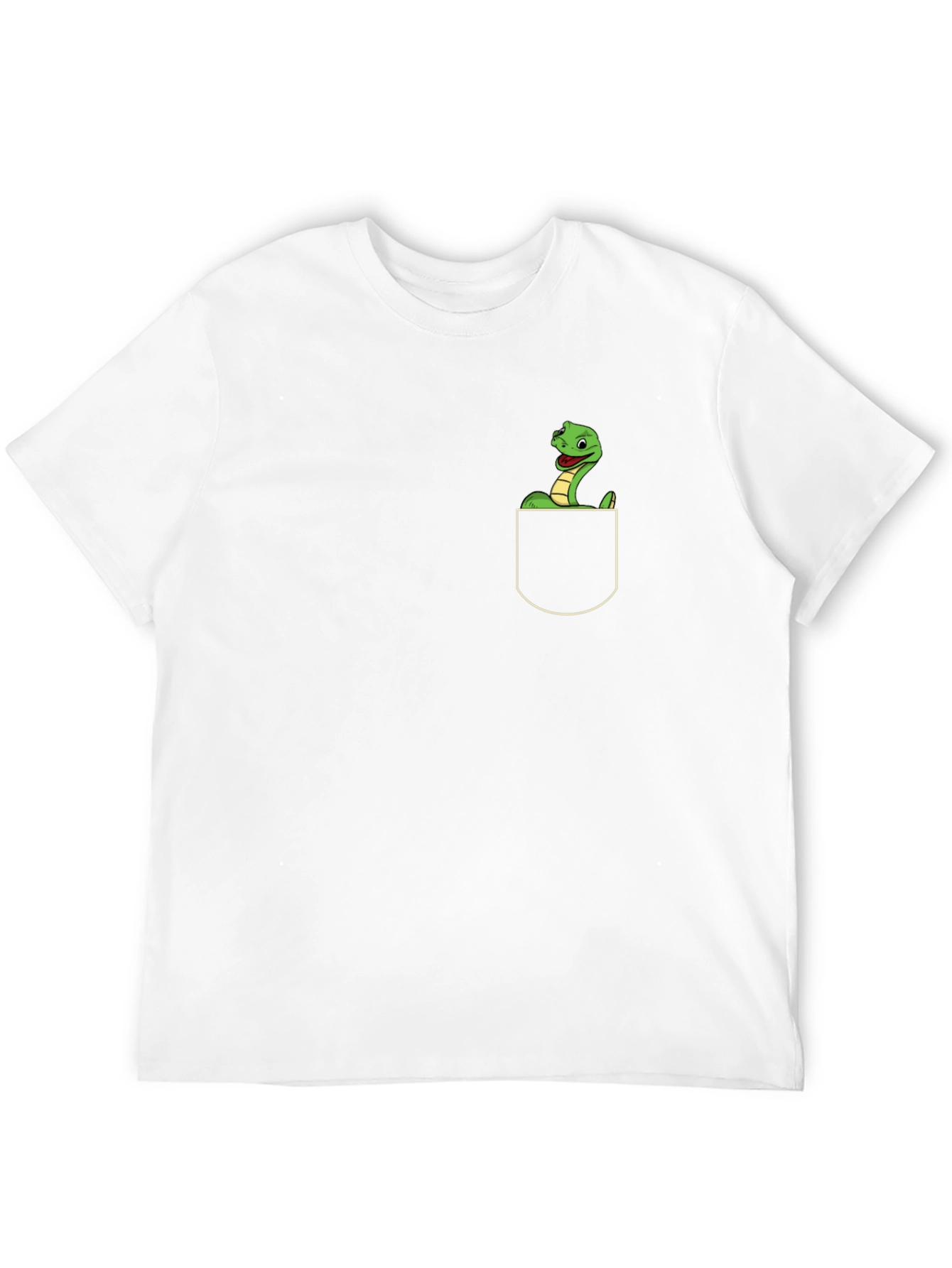 Snake in Pocket Graphic T-Shirt