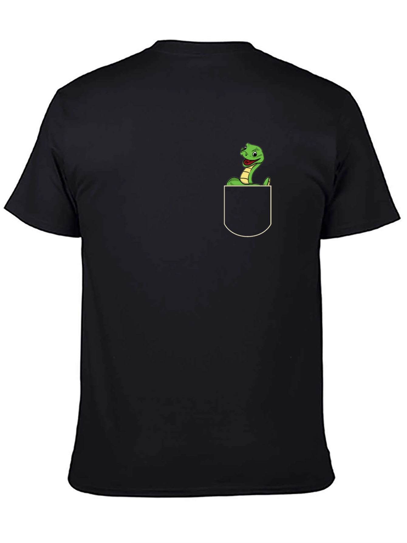 Snake in Pocket Graphic T-Shirt