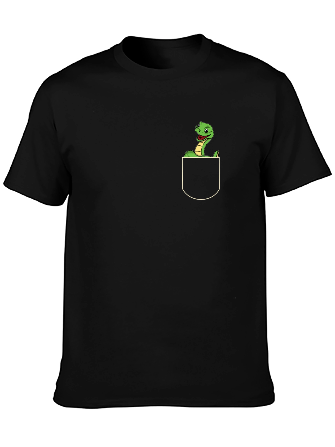 Snake in Pocket Graphic T-Shirt