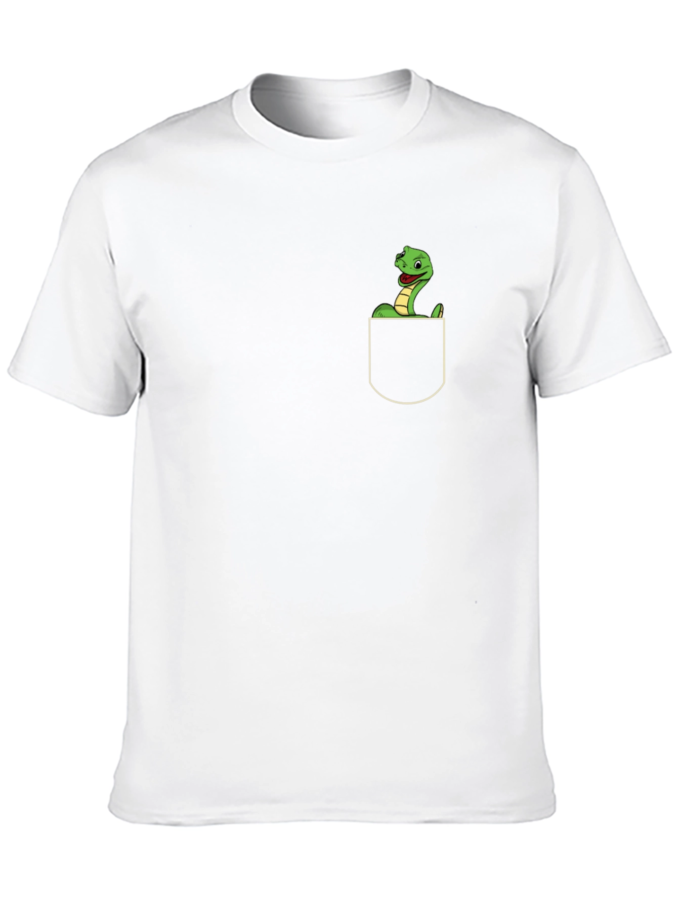 Snake in Pocket Graphic T-Shirt