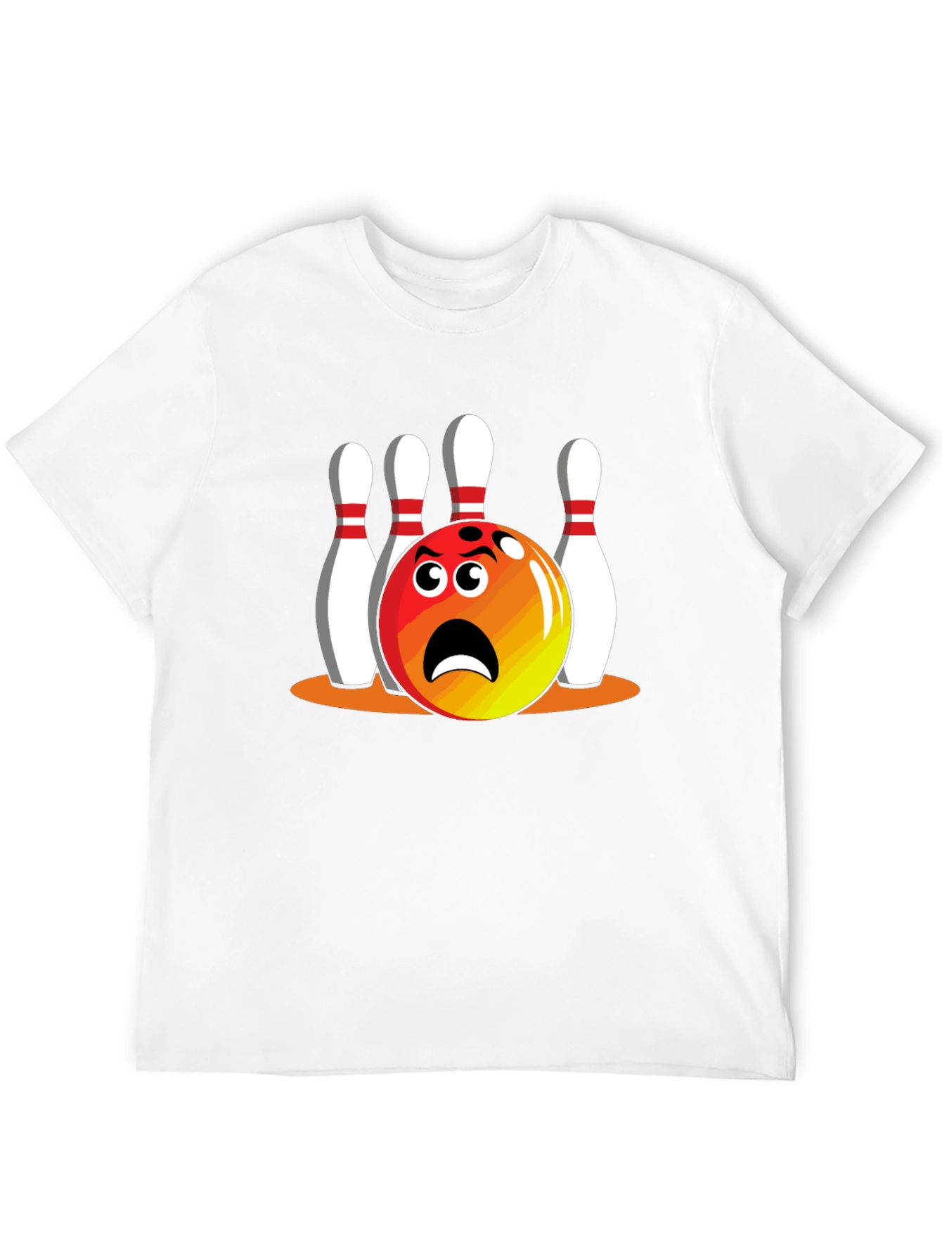 Bowling Cartoon T-Shirt - Strike Out Style!
