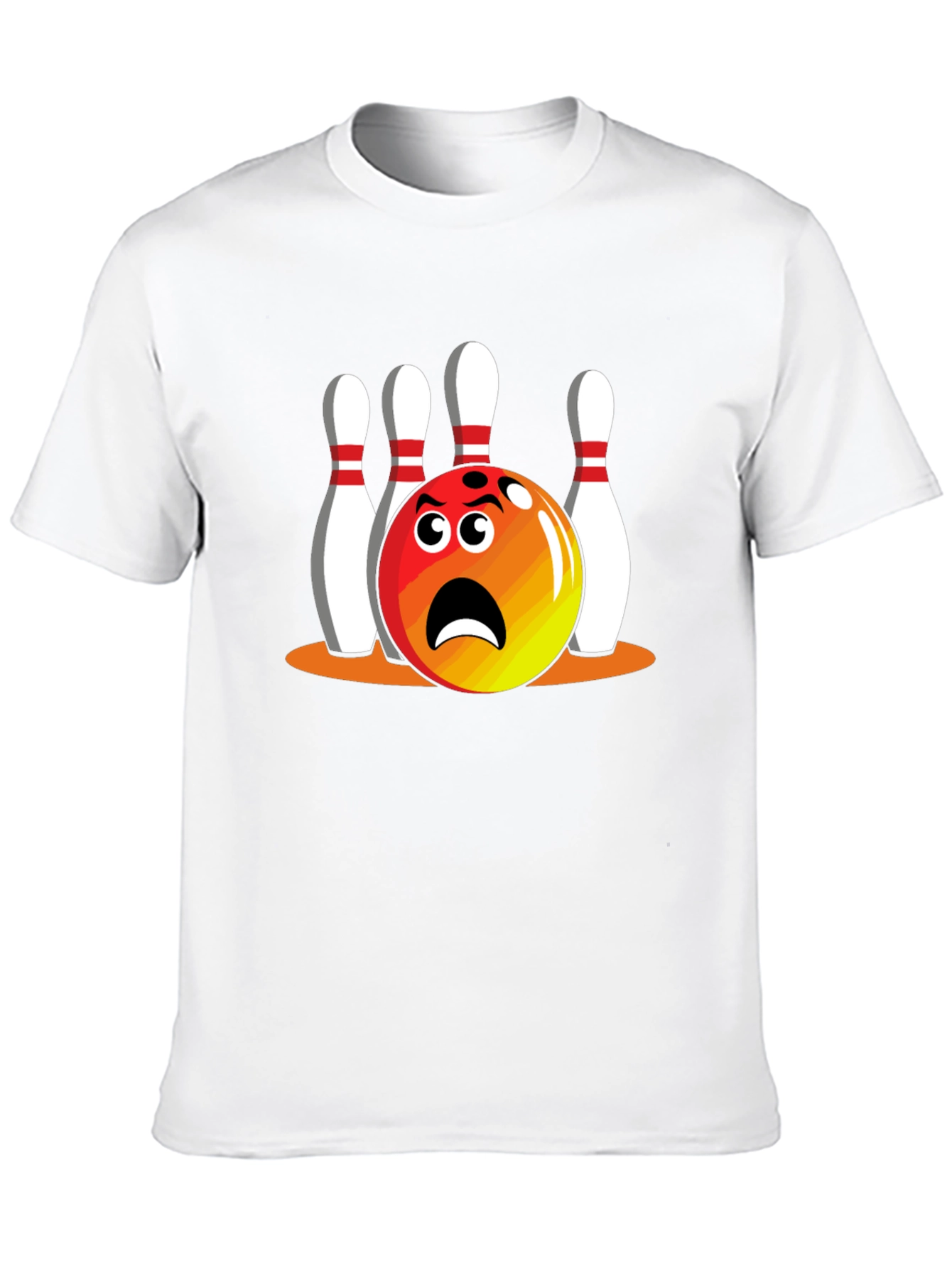 Bowling Cartoon T-Shirt - Strike Out Style!