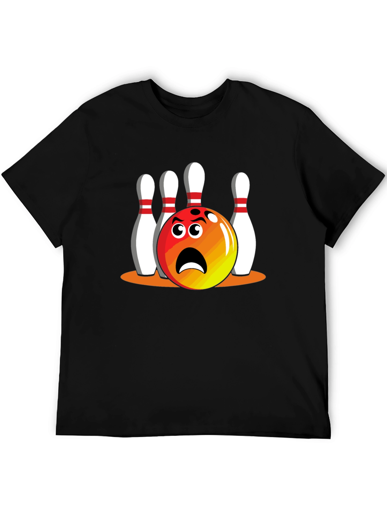 Bowling Cartoon T-Shirt - Strike Out Style!