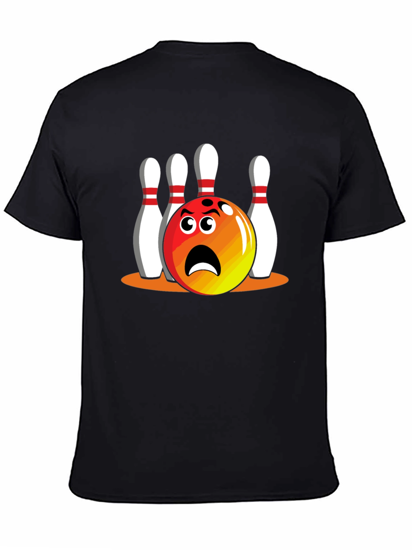 Bowling Cartoon T-Shirt - Strike Out Style!