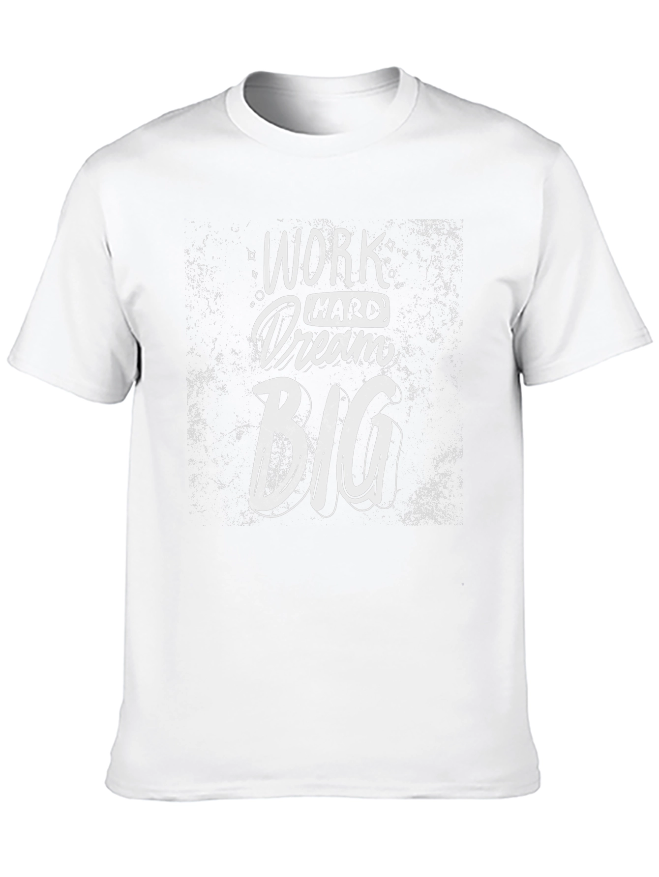 Work Hard Dream Big Graphic Tee - Black