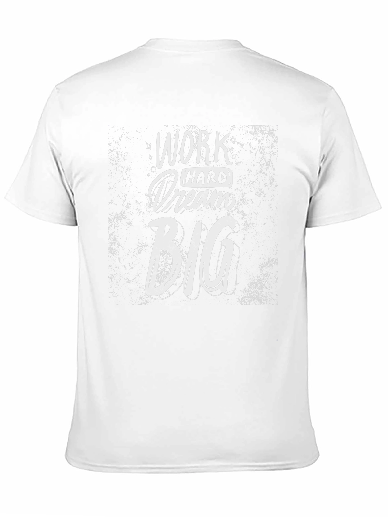 Work Hard Dream Big Graphic Tee - Black