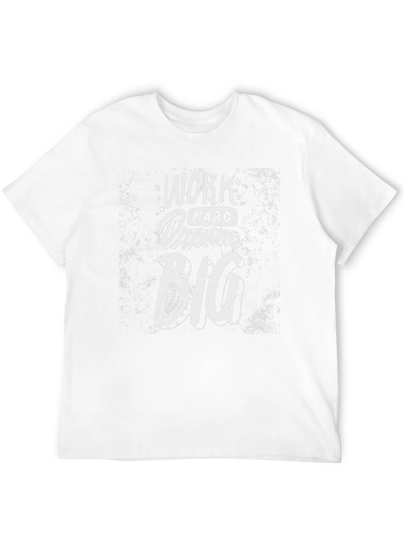 Work Hard Dream Big Graphic Tee - Black