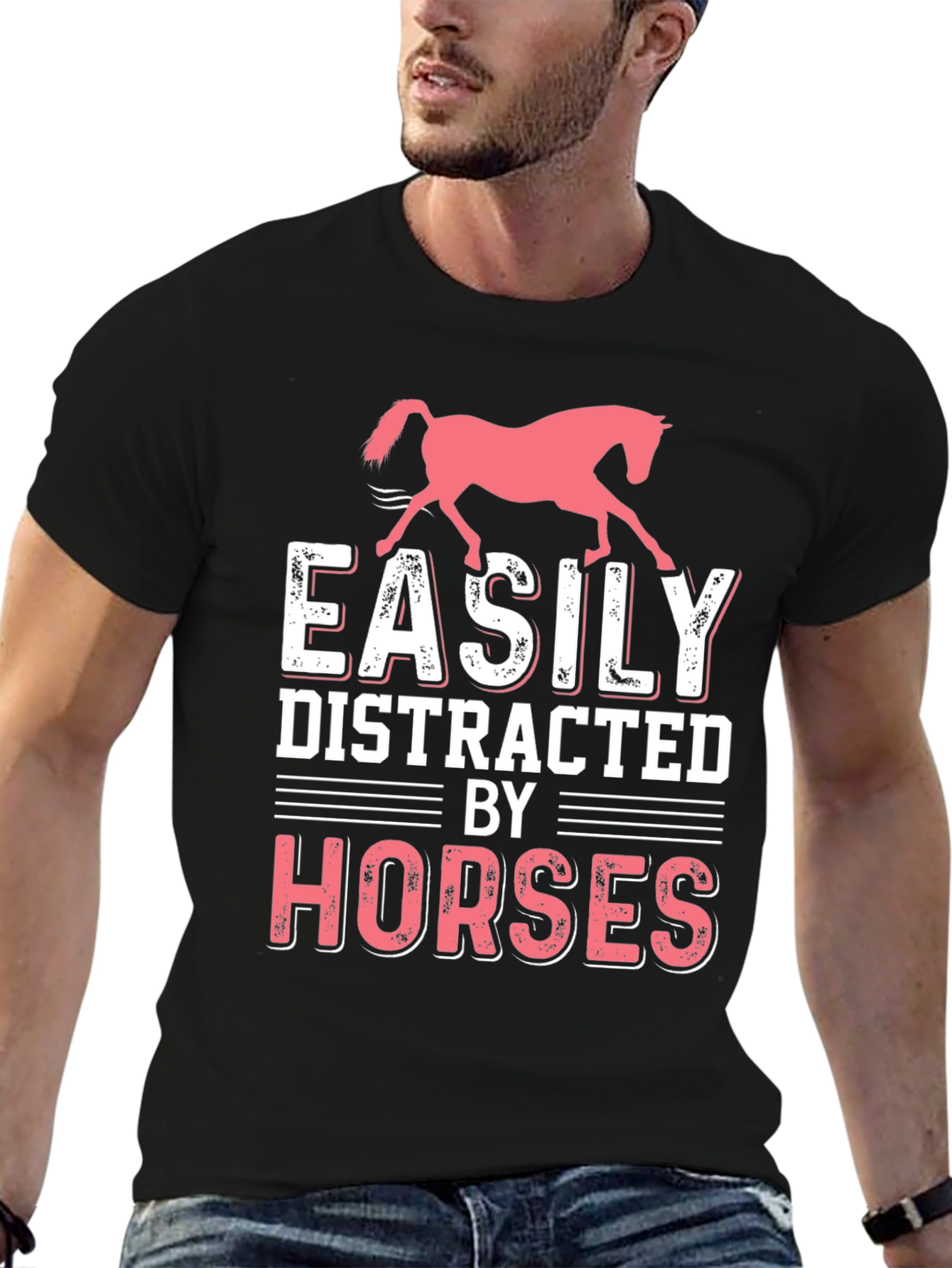 Easily Distracted by Horses Tee