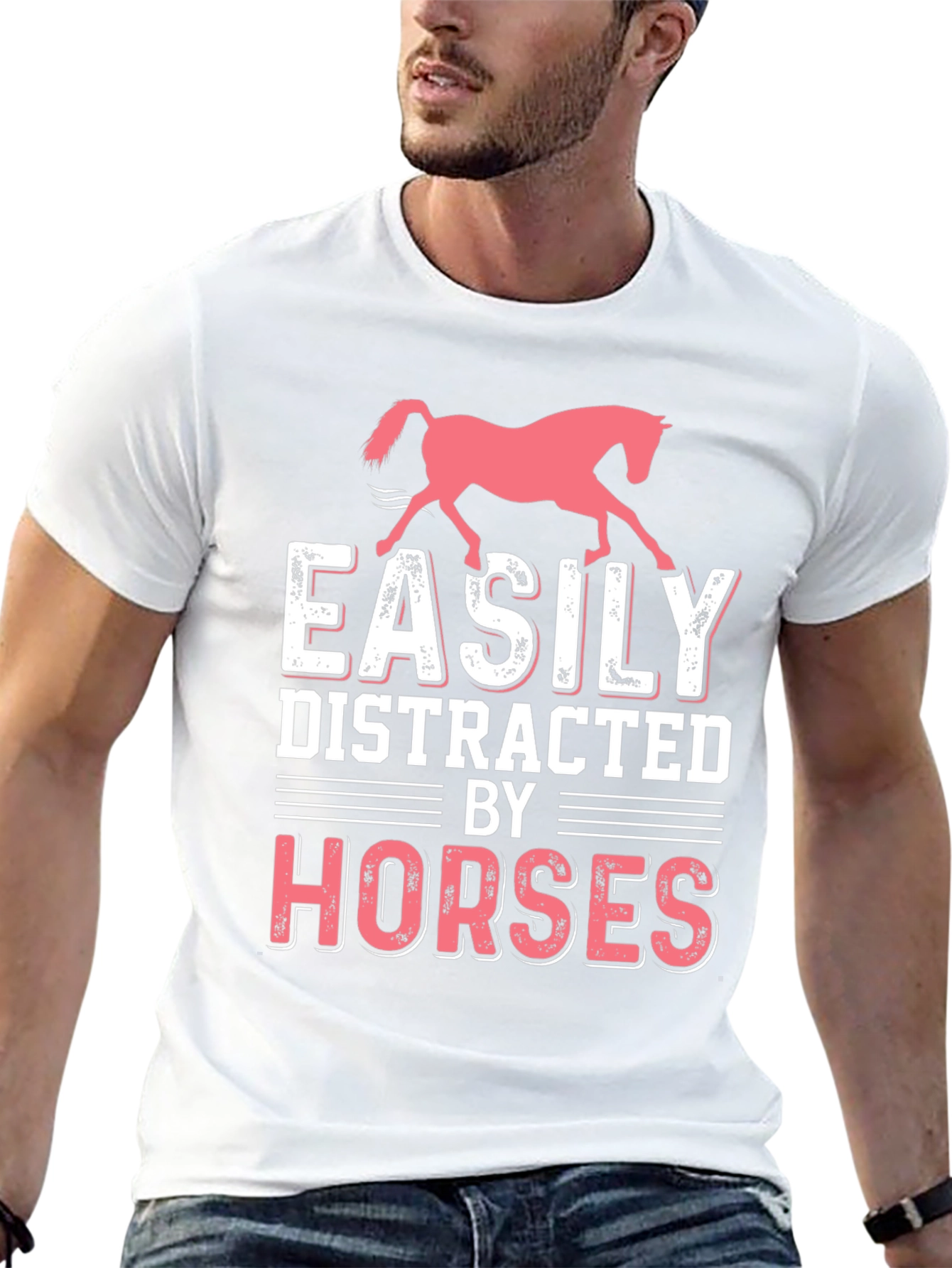 Easily Distracted by Horses Tee